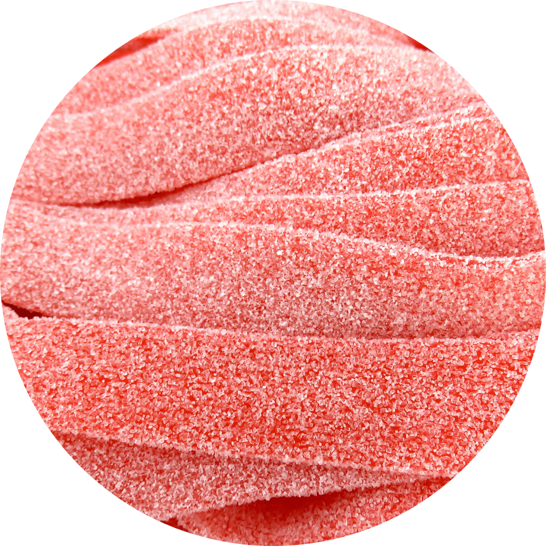 Strawberry Sour Belts - Ready Set Candy