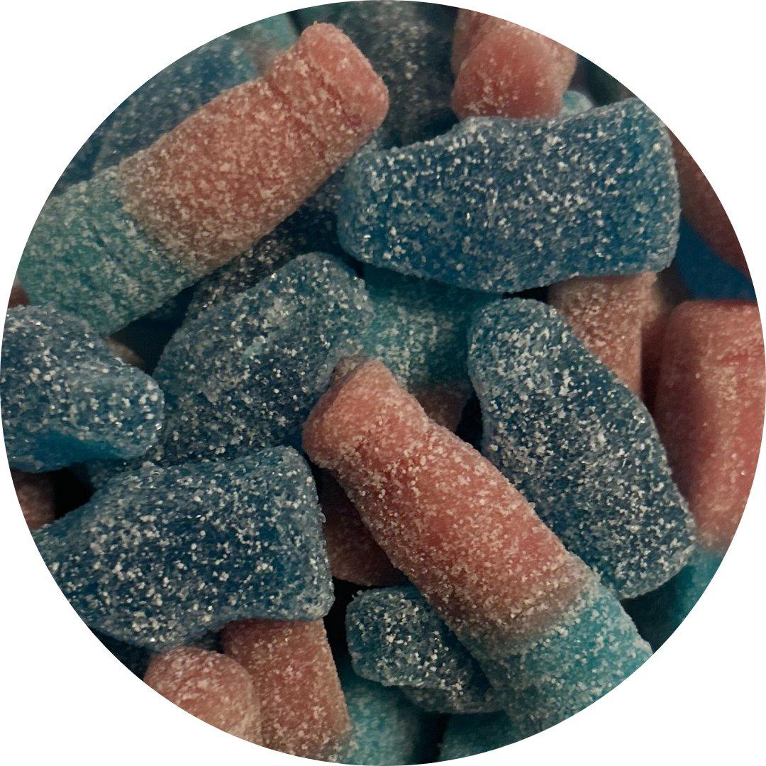 Bubble Gum & Blue Raspberry Bottles - Ready Set Candy